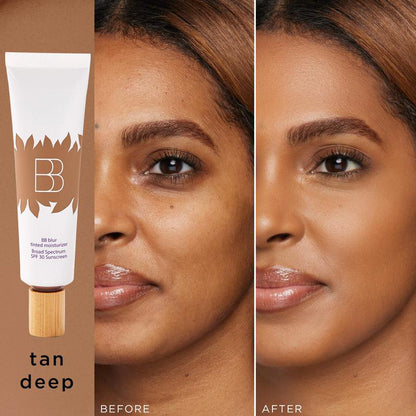 blur tinted moisturizer with blush free SPF 30 - instantly brightens, hydrates & smooths your skin.