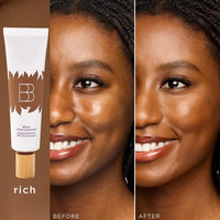 blur tinted moisturizer with blush free SPF 30 - instantly brightens, hydrates & smooths your skin.