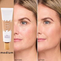 blur tinted moisturizer with blush free SPF 30 - instantly brightens, hydrates & smooths your skin.