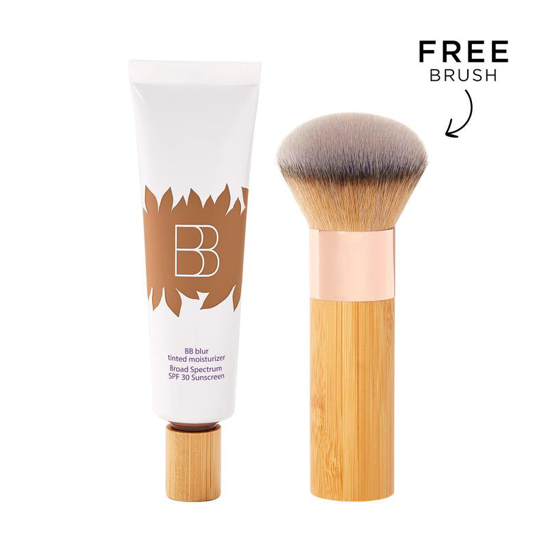 blur tinted moisturizer with blush free SPF 30 - instantly brightens, hydrates & smooths your skin.