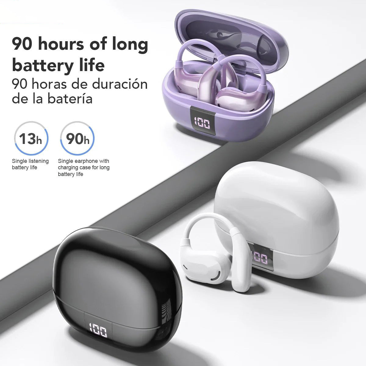 XT66PRO AI Translator Earbuds – 135+ Languages, Waterproof, 90H Battery, ASMR Headset