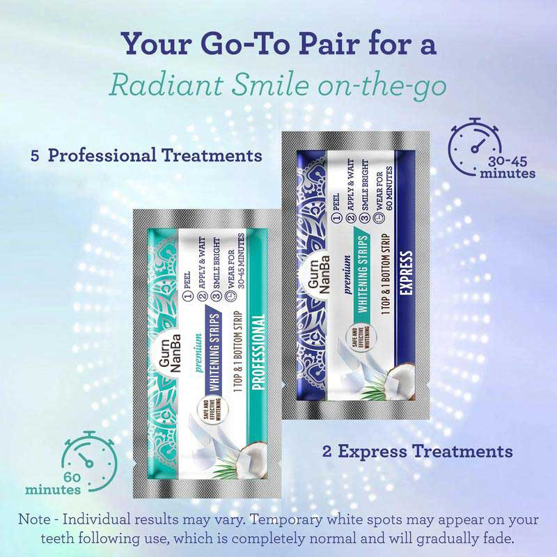 π±Final 3 hours 70% off π₯ GurnNanBa Teeth Whitening Strips (7-day treatment) - Reveal Your Brightest Smile