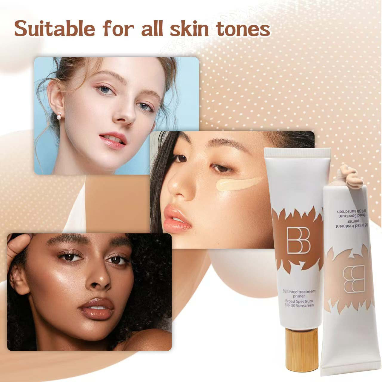 blur tinted moisturizer with blush free SPF 30 - instantly brightens, hydrates & smooths your skin.