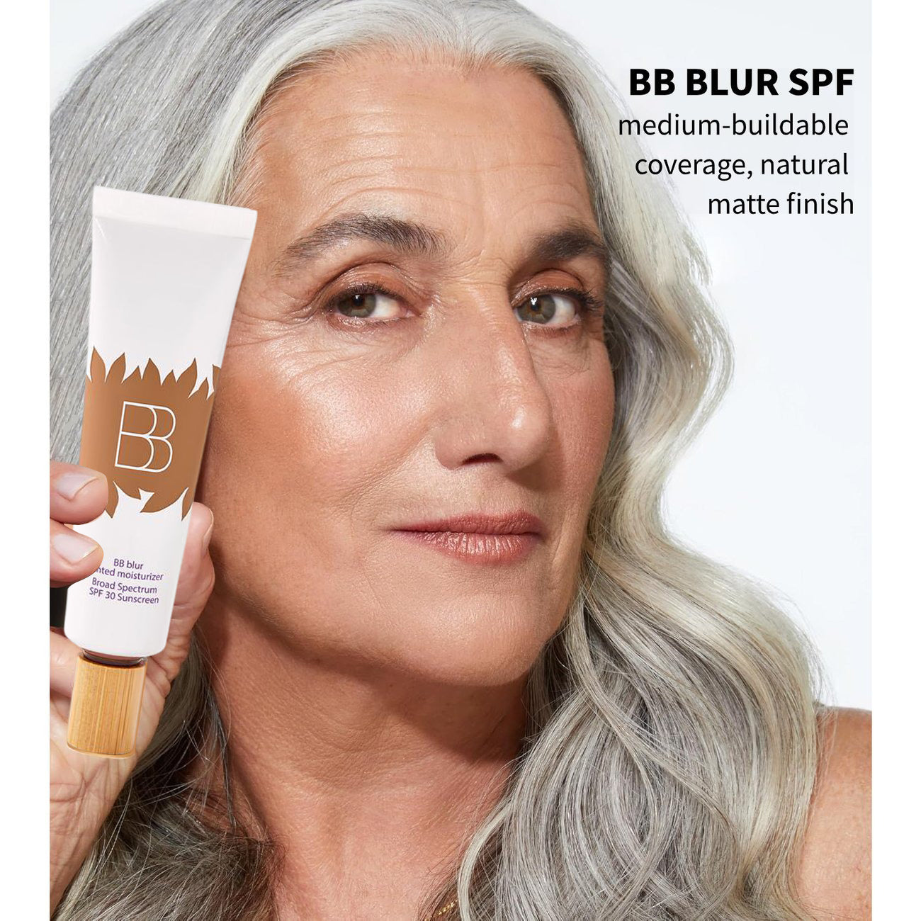 blur tinted moisturizer with blush free SPF 30 - instantly brightens, hydrates & smooths your skin.
