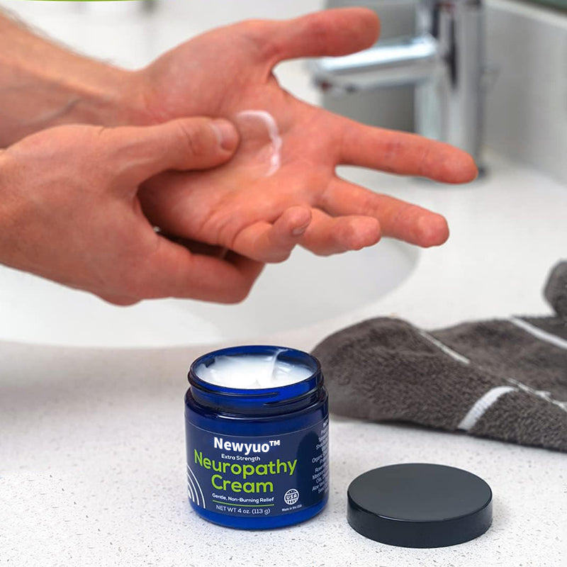 🔥Newyuo™ Neuropathy Relief Cream, Pain Relief for Feet, Toes, Legs, Hands & Arms