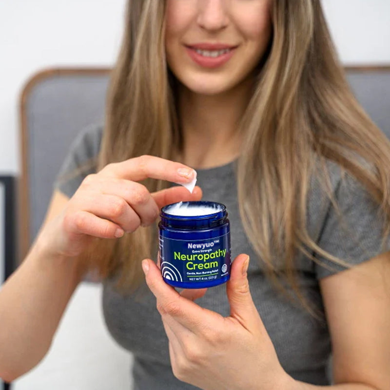 🔥Newyuo™ Neuropathy Relief Cream, Pain Relief for Feet, Toes, Legs, Hands & Arms