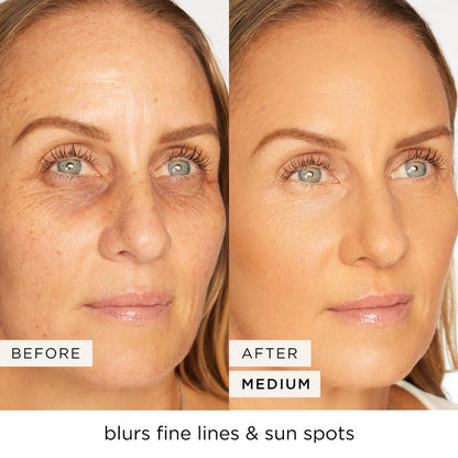 blur tinted moisturizer with blush free SPF 30 - instantly brightens, hydrates & smooths your skin.